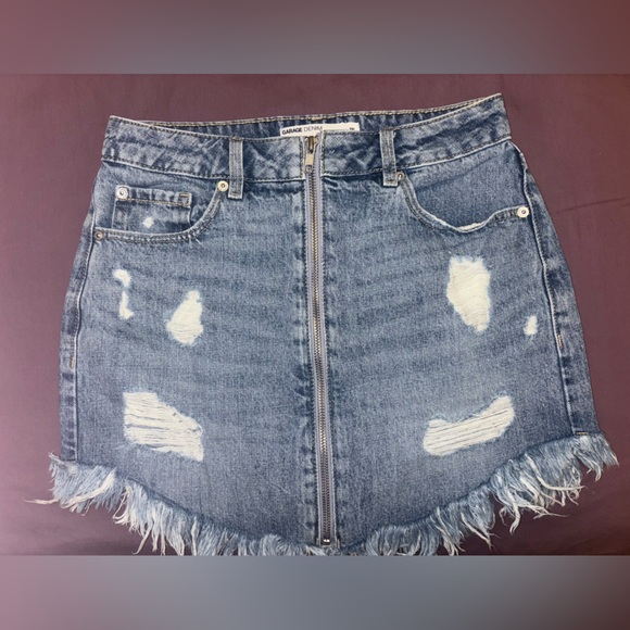 Garage Denim Skirt - Picture 1 of 3